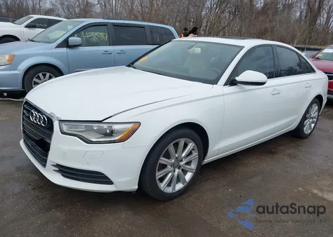 2013 Audi A6 2.0T Premium from USA, damaged, VIN WAUGFAFC7DN077362
